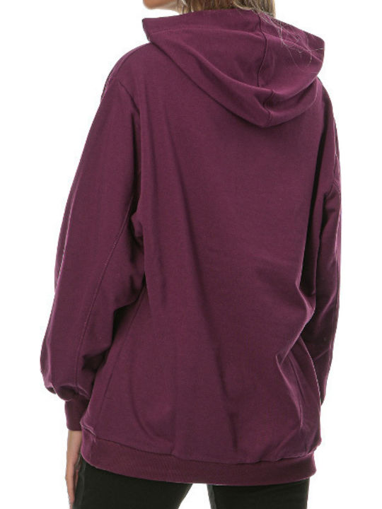 Paco & Co Women's Hooded Sweatshirt Purple