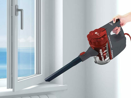 Beper Elektrisch 2-in-1 Staubsauger Stick & Handgerät 600W Rot P202ASP001