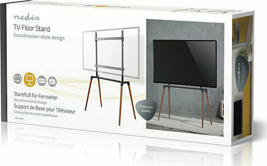 Nedis TVSM7250BK Βάση Τηλεόρασης Δαπέδου έως 75" και 40kg Black