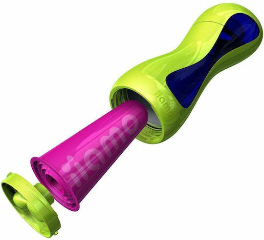 Iiamo Plastic Baby Bottle Go Anti-Colic with Silicone Nipple for 0+, 0+ m, months Green Green-Blue 180ml