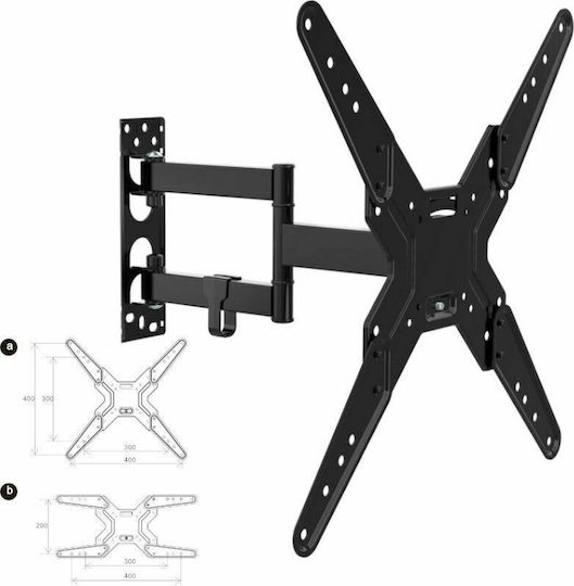 Osio OSM-7836 OSM-7836 Wall TV Mount with Arm up to 47" and 25kg