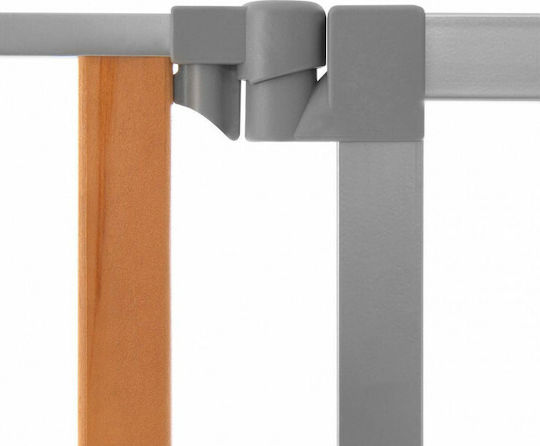 Hauck Foldable Security Door Simple Placement made of Wood in Beige Color 89x89cm 1pcs