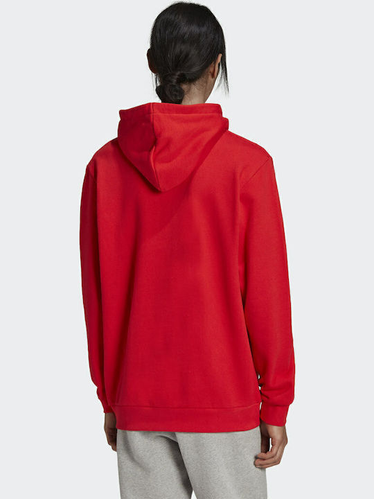 adidas Adicolor Classics Trefoil Vivid Red with Hood