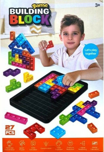 Tetris Pop It Puzzle Made of Plastic for Ages 3+ 05005GBB00CL