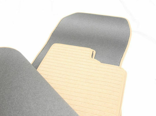 Petex Set of Front and Rear Mats 4pcs for Mercedes-Benz C Class 1992-2000 Beige