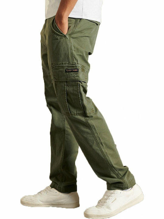 Ovin Core Trousers Cargo Elastic in Regular Fit Khaki