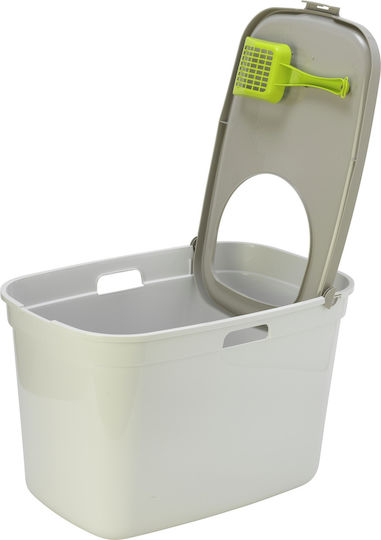 Pet Camelot Top Cat Cat Toilet Closed Green L59 x W39 x H38cm 6218