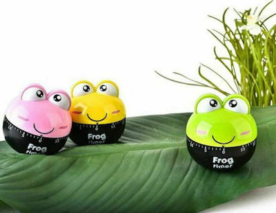 Countdown Analog Kitchen Timer Frog Green