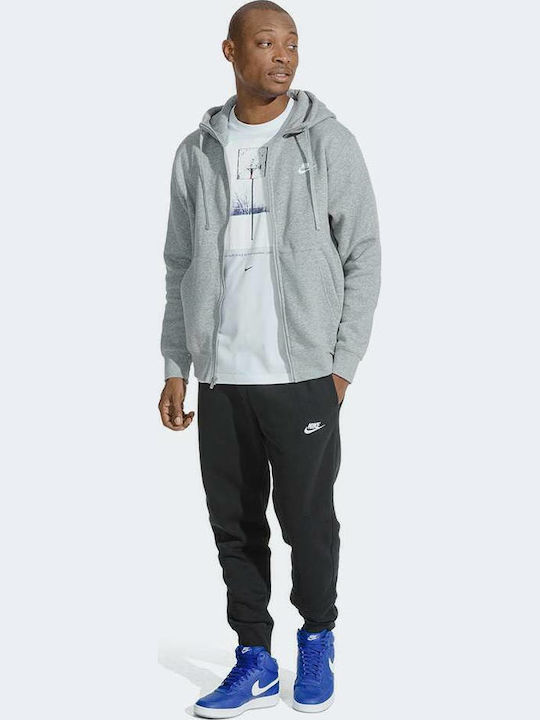 Club Cardigan with Hood Gray