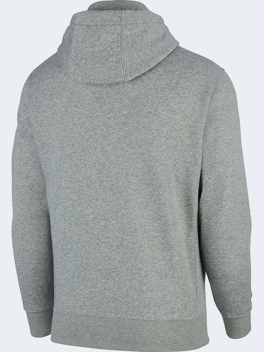 Club Cardigan with Hood Gray