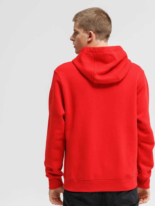Club Sweatshirt mit Kapuze Rot