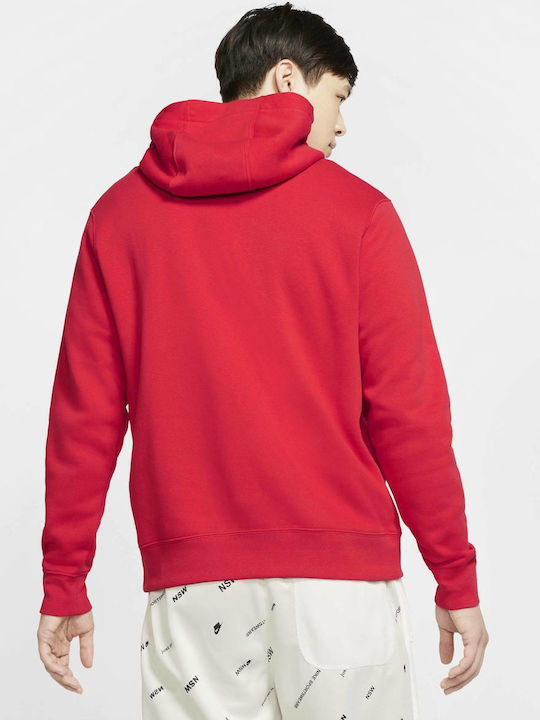 Club Sweatshirt mit Kapuze Rot