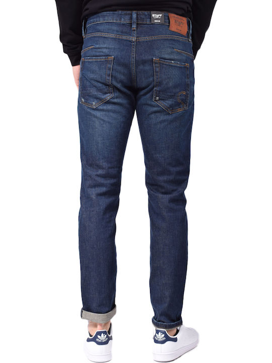 Staff Simon Herren Jeanshose in Slim Fit Blau