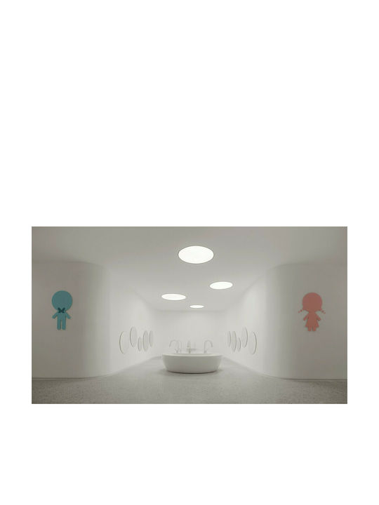 VK Lighting Кръгла Вграден LED Панел 40W с Неутрално бяло Светлина 4000К 52.5см.