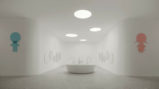 VK Lighting Round Recessed LED Panel 40W 52.5cm VK Lighting Round Recessed LED Panel 40W 52.5cm