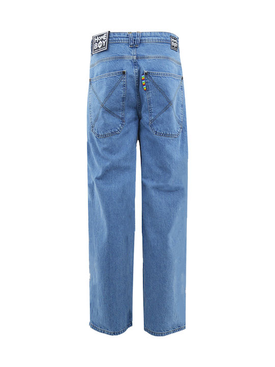 Xtra Baggy Ανδρικό Παντελόνι Τζιν με Loose Baggy Εφαρμογή Μπλε