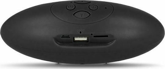 Setty Ellipse Ηχείο Bluetooth 3W με Διάρκεια Μπαταρίας έως 2 ώρες Μαύρο