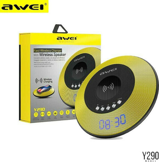 Awei Y290 Bluetooth Speaker 10W with Battery Life up to 5 hours Yellow
