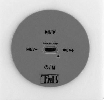 T'nB Lumi2 Bluetooth-Lautsprecher 3W mit Akkulaufzeit bis zu 3 Stunden Weiß
