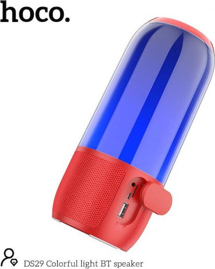 Hoco DS29 Bluetooth Speaker 8W with Radio Red