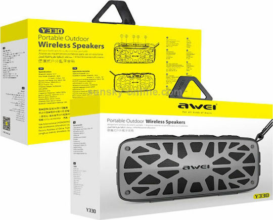 Awei Y330 Ηχείο Bluetooth 6W με Ραδιόφωνο και Διάρκεια Μπαταρίας έως 4 ώρες Πράσινο
