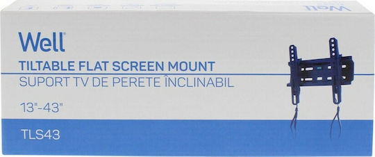 Well TLS43 99-1340 Suport TV de perete până la 43" și 25kg