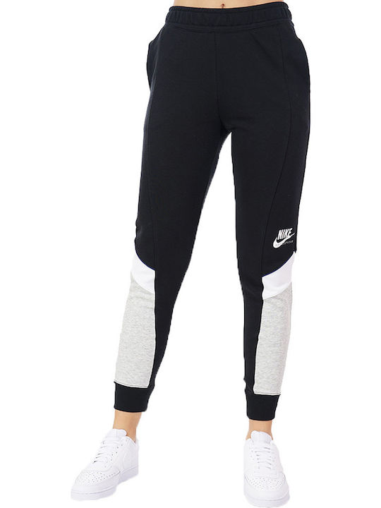 Sportswear Hohe Taille Damen-Sweatpants Jogger Schwarz