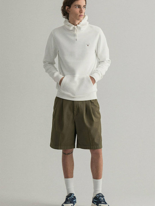 Sweatshirt with Hood White