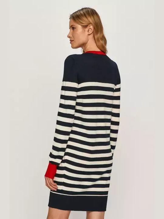 Vero Moda Mini All Day Φόρεμα Πλεκτό Navy Blue