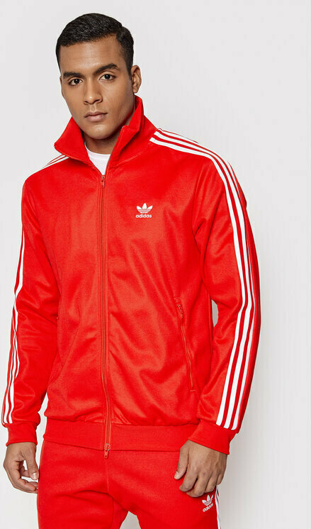 Adidas Adicolor Classics Primeblue Ανδρική Φούτερ Ζακέτα με Τσέπες Κόκκινη  H09111 | Skroutz.gr