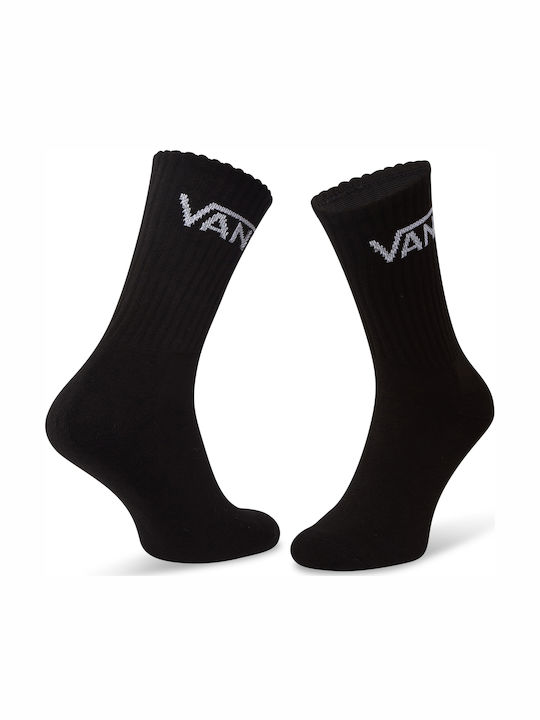Vans Classic Crew Ανδρικές Μονόχρωμες Κάλτσες Μαύρες 3Pack