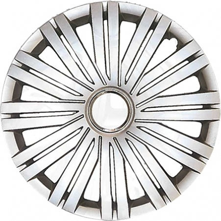 Croatia Cover Σετ Τάσια Αυτοκινήτου VW Polo 6C 4τμχ 15" Ασημί