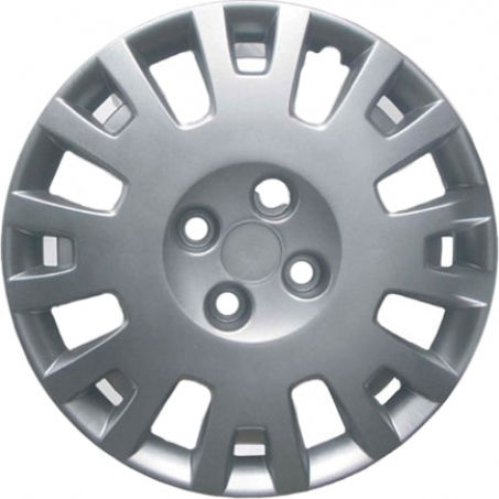 Croatia Cover Auto Radkappen Set mit Marke Fiat 4Stück 15" Silber