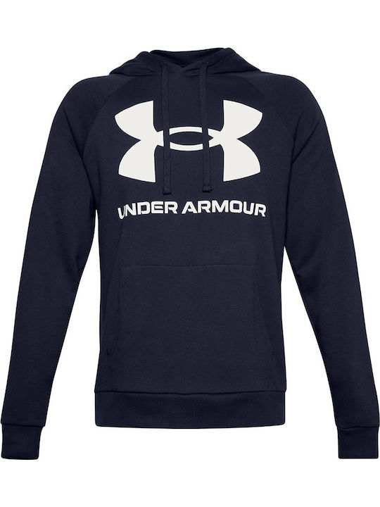 Rival Big Sweatshirt With Hood Navy