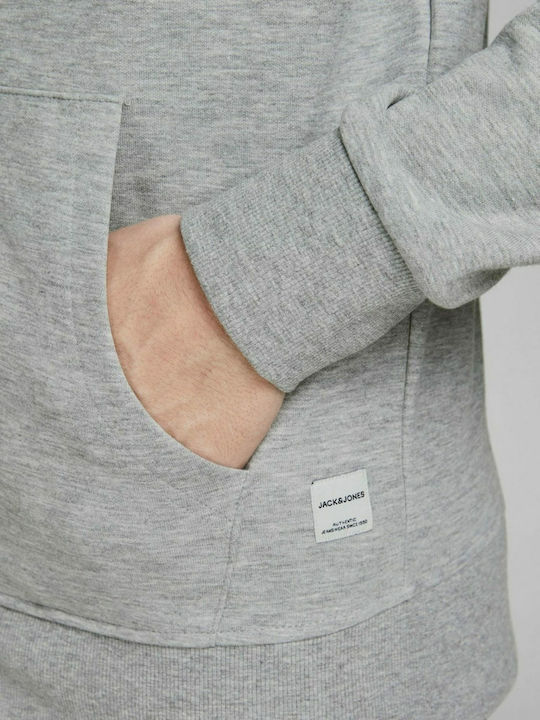 Cardigan With Hood Light Grey Melange