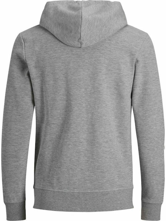 Cardigan With Hood Light Grey Melange