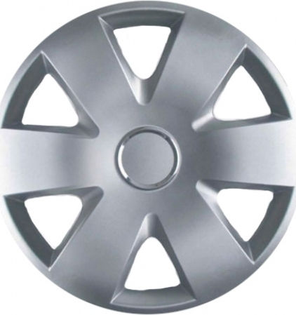 Croatia Cover Car Hubcap Set Renault Clio III/Megane III with Renault Emblem 15" 4pcs Silver