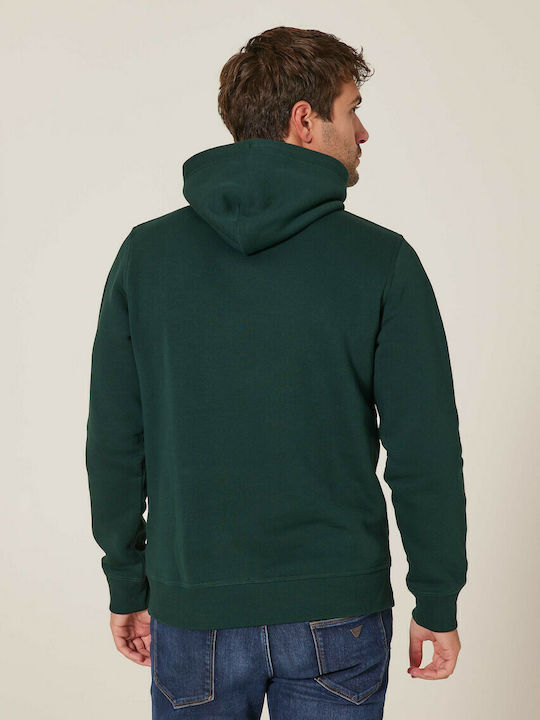 Gant Men's Sweatshirt with Hood and Pockets Green