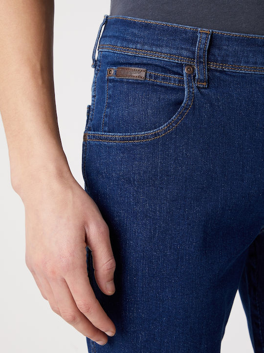 Texas Ανδρικό Παντελόνι Τζιν με Slim Straight Εφαρμογή Μπλε