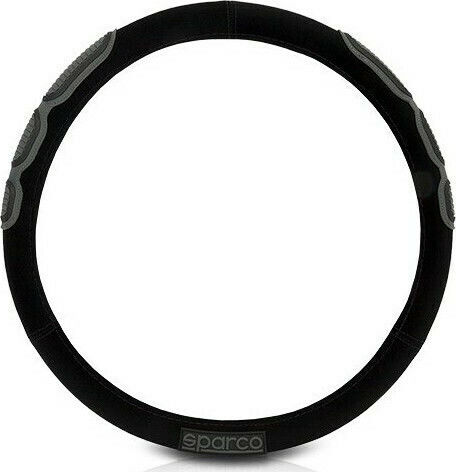 Sparco Car Steering Wheel Cover with Diameter 37-38cm Synthetic Black