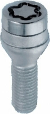 Lampa Μπουλόνια Ασφαλείας Κωνικά Inox 12x1,25 29,2mm με Κλειδί 19mm 5τμχ ΧΕ.L.
