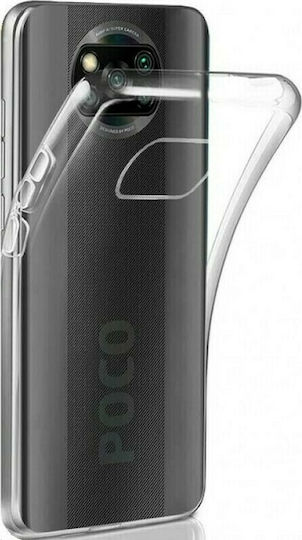 Back Cover Σιλικόνης 1mm Διάφανο (Poco X3 NFC / X3 Pro)