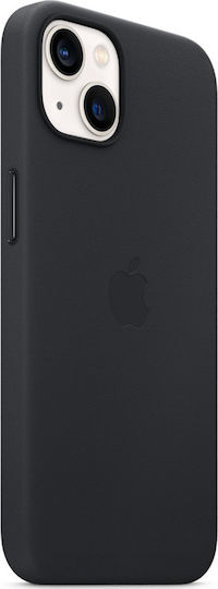 Apple Leather Case with MagSafe Back Cover Leather Midnight (iPhone 13)