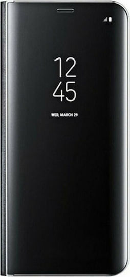 Hurtel Clear View Book Πλαστικό Μαύρο (Redmi 9)