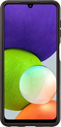 Samsung Задна корица Силикон Черен (Galaxy A22 4G)