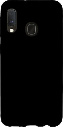 Hurtel Back Cover Silicon 2mm Negru (Galaxy A20e)