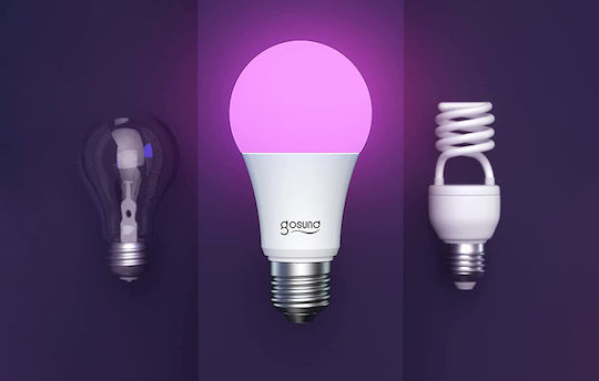 Gosund WB4 Smart LED Bulb 8W for Socket E27 and Shape A60 RGBW 800lm Dimmable