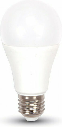 V-TAC LED-Lampe 15W 130mm für Fassung E27 und Form A65 Naturweiß 1500lm