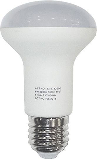 Adeleq LED Bulb 8W 102mm for Socket E27 and Shape R63 Warm White 800lm