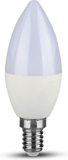V-TAC VT-268 Λάμπα LED 7W 102mm για Ντουί E14 Θερμό Λευκό 600lm